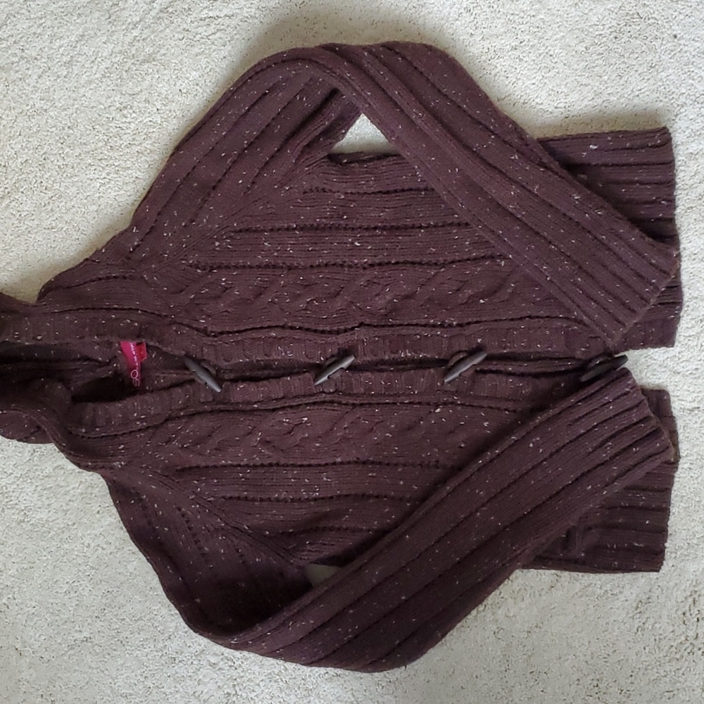 SO Cable Knit Sweater Cardigan